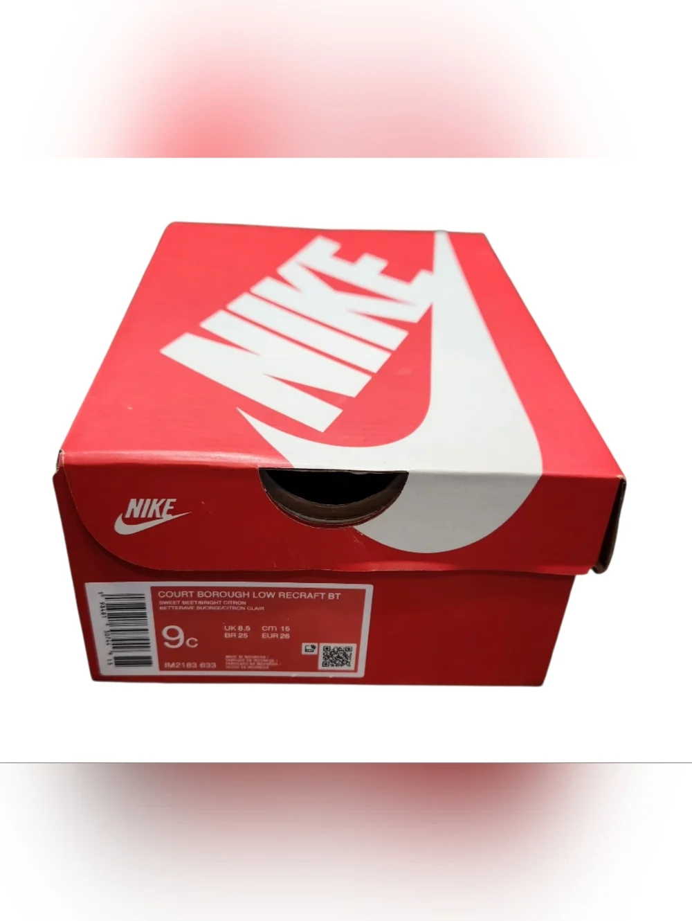 NEW Nike Court Borough Low Recraft Sz. 9C